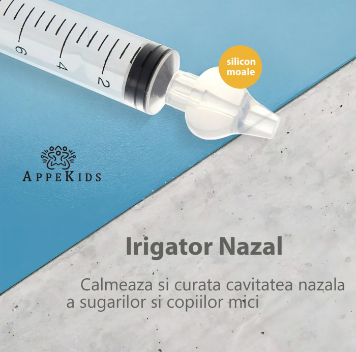 Set 2 seringi pentru lavaj nazal, APPEKIDS, 10ml, 4Luni+ [3]