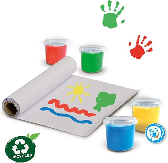 Set acuarele pentru degetele ECO si sort pentru copii [3]
