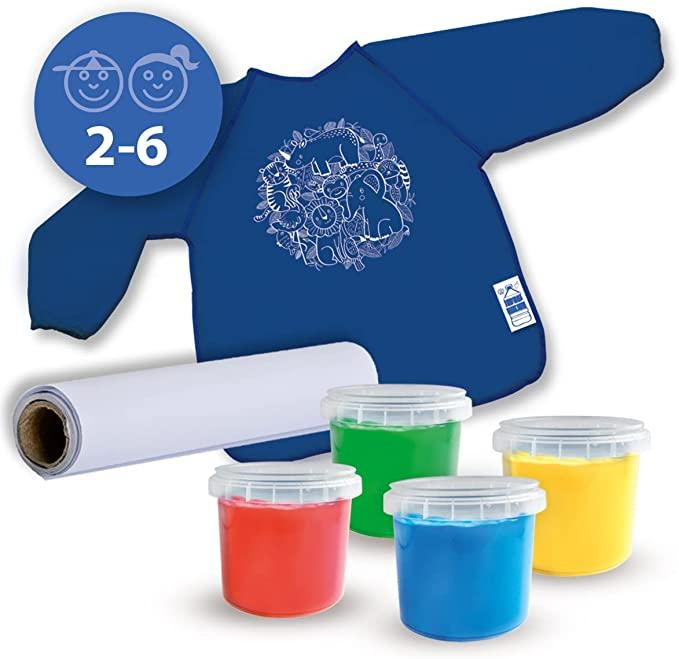 Set acuarele pentru degetele ECO si sort pentru copii [2]