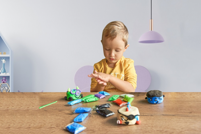 Set Air Clay pentru modelaj Lovin - 18 culori - Squishy Monsters [5]
