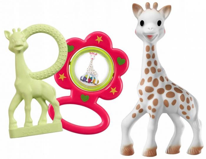 Set cadou saculet Vulli Girafa Sophie [5]