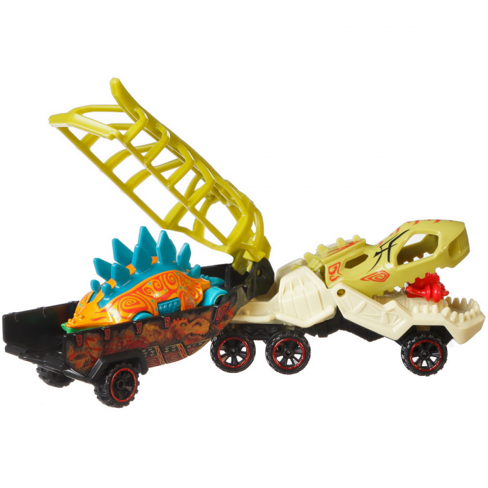 Set Camion Si Masina Sport Hot Wheels Fossil Night [3]