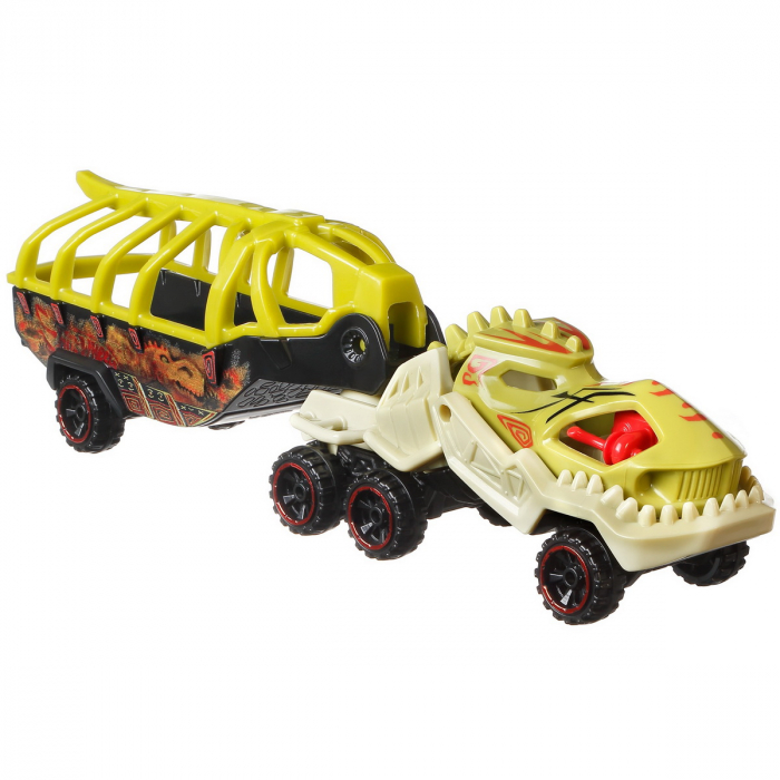 Set Camion Si Masina Sport Hot Wheels Fossil Night [6]