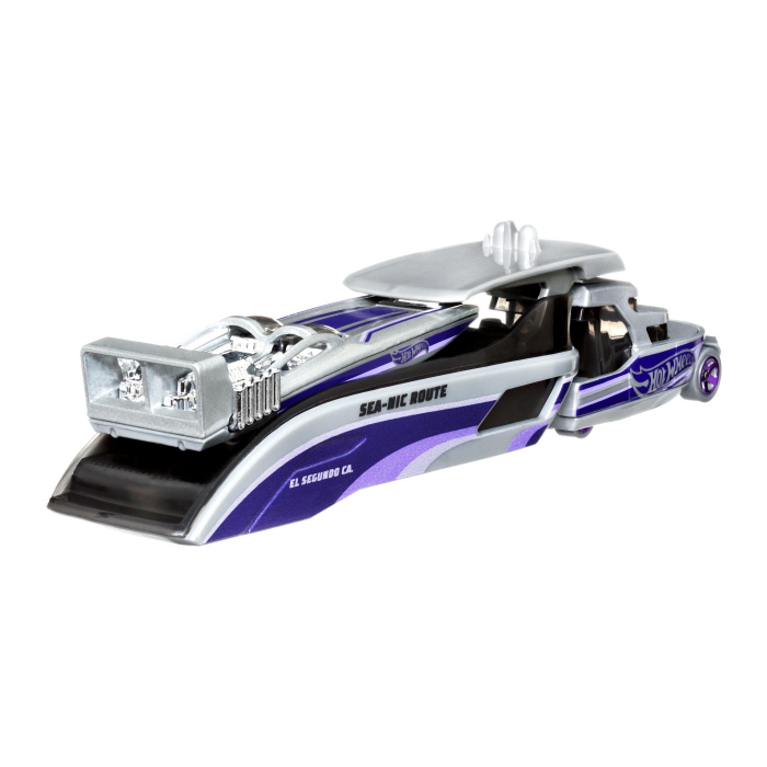 Set Camion Si Masina Sport Hot Wheels Sea Nic Route [3]