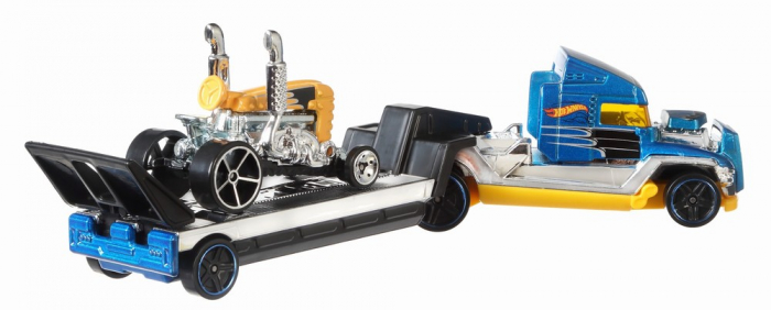 Set Camion Si Masina Sport Hot Wheels Steel Power [5]