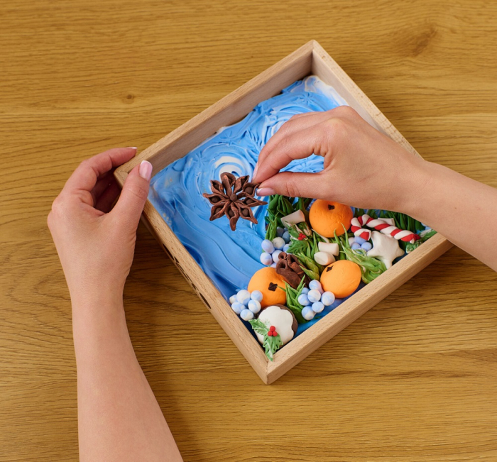 Set creatie Wood & Craft - Succulents, 21*21cm - Joy [5]