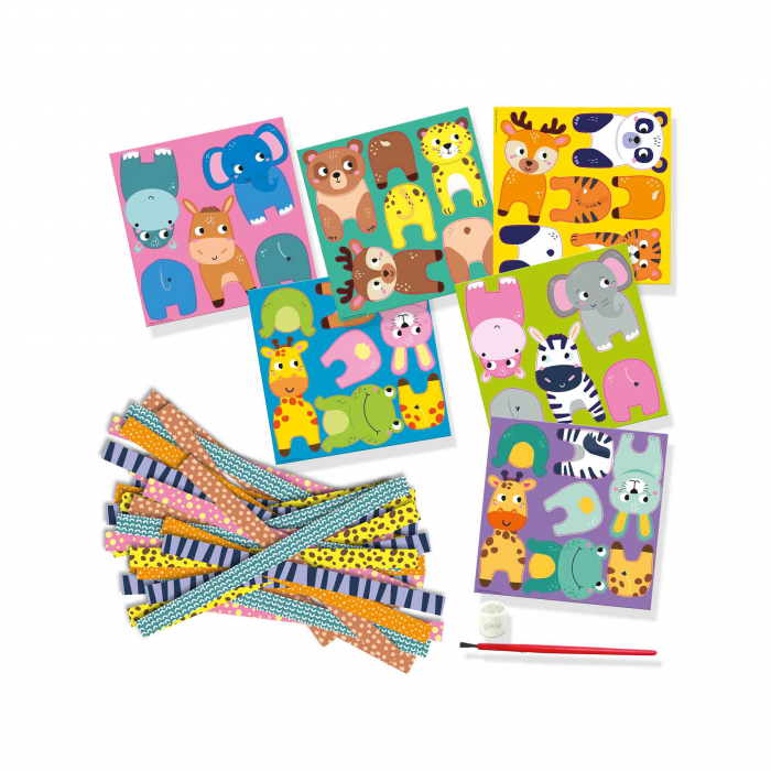 Set creativ - Animale din benzi de hartie [2]