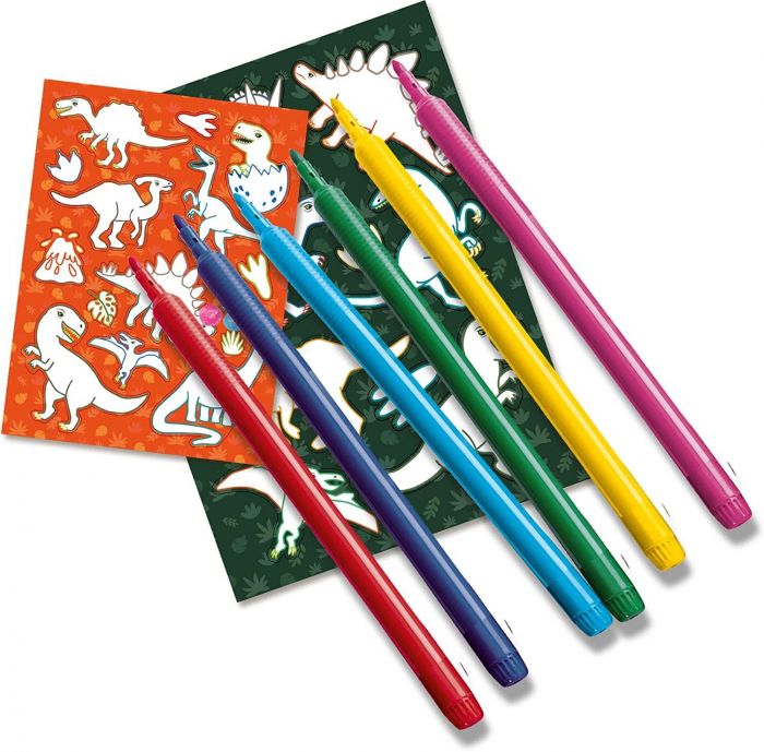 Set creativ - Autocolante dinozauri [2]