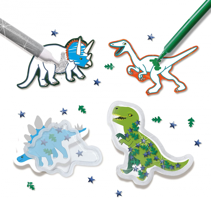 Set creativ - Autocolante dinozauri [4]