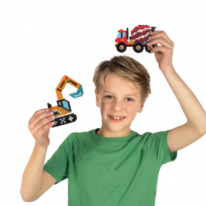 Set creativ Beedz - Margele de calcat Autovehicule de constructie [5]