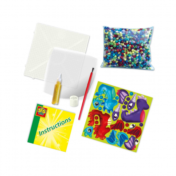 Set creativ Beedz - Margele de calcat Dragoni 3D Glow in the Dark [3]