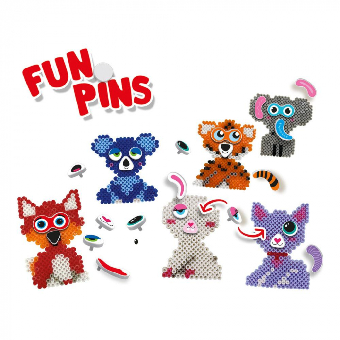 Set creativ Beedz - Margele de calcat Funpins animale [2]