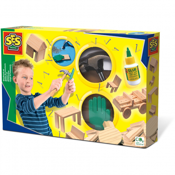Set creativ - Constructii din lemn [1]