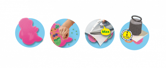 Set creativ copii Beedz - Creare sirene cu margele de calcat [6]