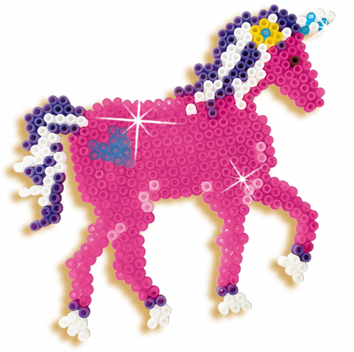 Set creativ copii Beedz - Margele de calcat cu unicorni si printese [5]