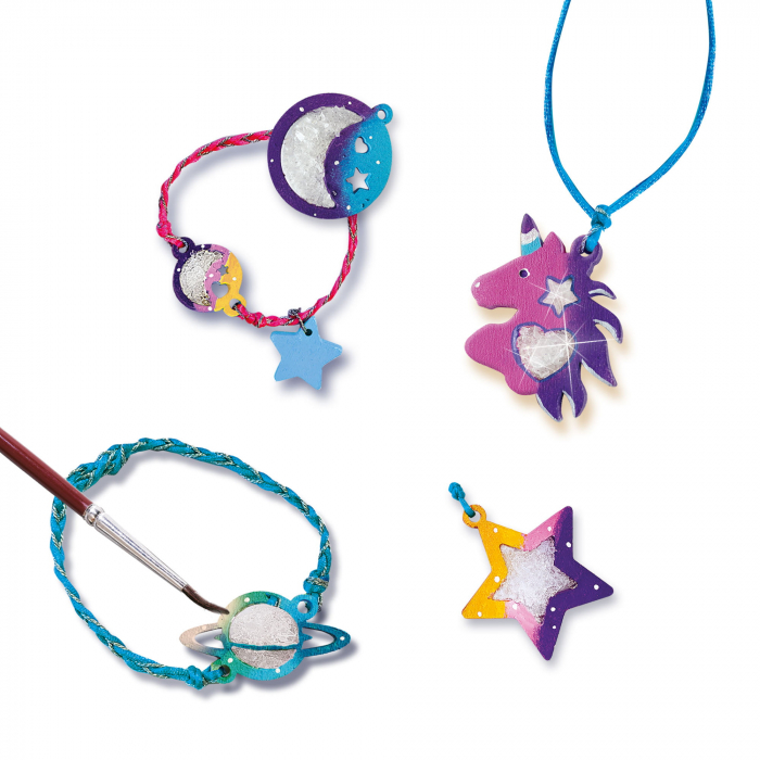 Set creativ copii - Bijuterii cu cristale cu tematica galaxie [5]