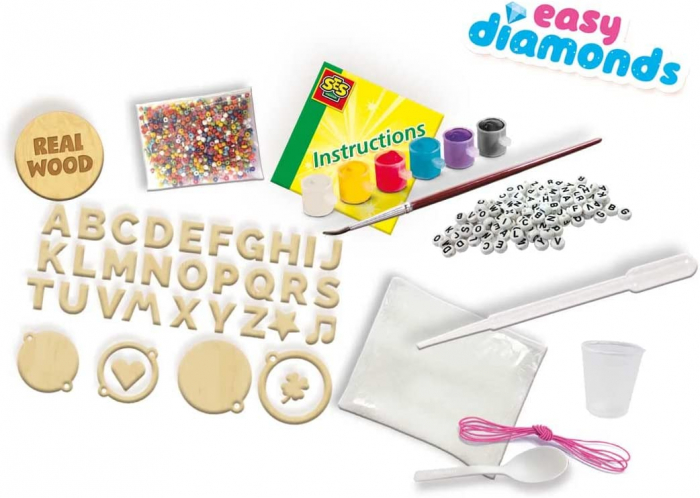Set creativ copii - Bijuterii cu margele si litere [5]