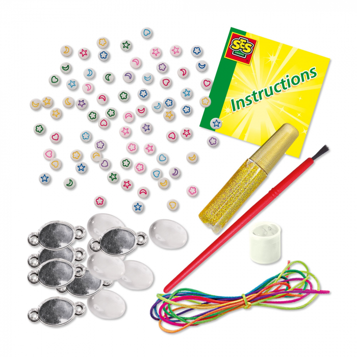 Set creativ pentru copii - - Bratari cu tematica galaxie Glow in the Dark [2]