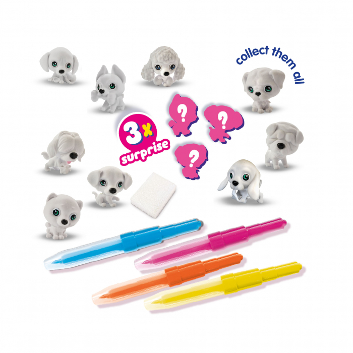 Set creativ copii - Desenez cu aerograf 3 catei surpriza [2]