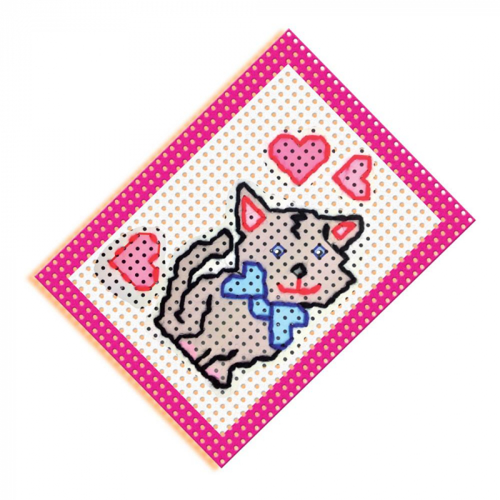 Set creativ copii - Invat broderie [3]