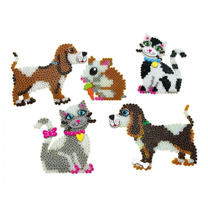 Set creativ copii - Margele de calcat cu Animale Beedz [2]