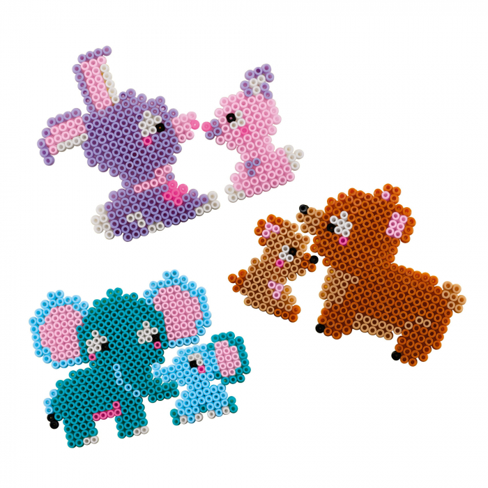 Set creativ copii - Margele de calcat cu Animale Zoo Beedz [2]