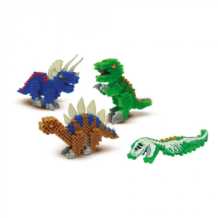 Set creativ copii - Margele de calcat cu Dinozauri Beedz [2]