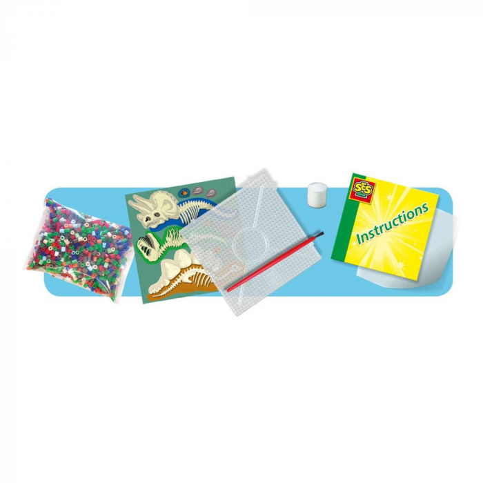 Set creativ copii - Margele de calcat cu Dinozauri Beedz [4]