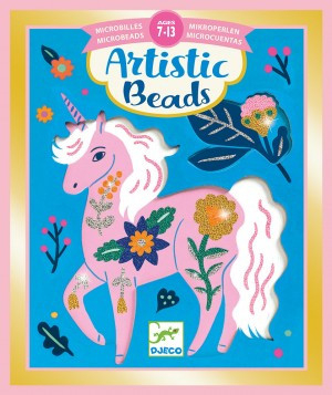 Set creativ cu margele Animale si flori, Djeco [1]