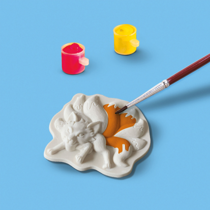 Set creativ de copii cu mulaj si pictura - Creaturi mitice [4]