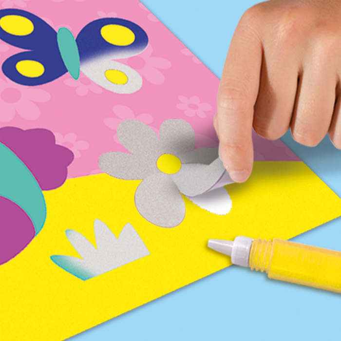 Set creativ de jucarie - Arta cu nisip colorat - Animale din padure [3]