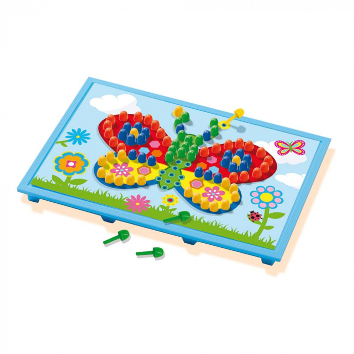 Set creativ de jucarie mozaic - Jucarie Tabla mozaic cu carduri [2]