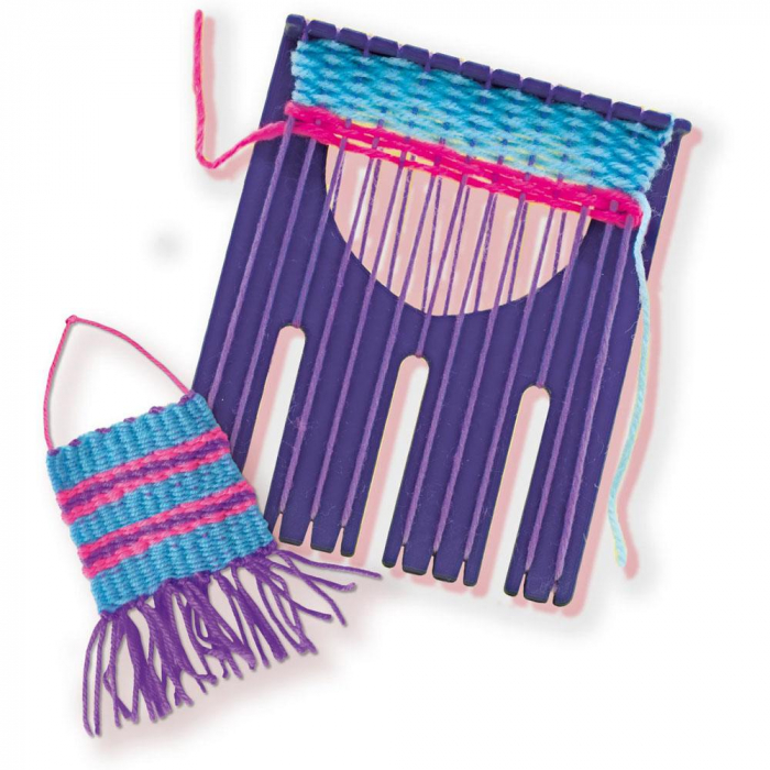Set creativ de tesut pentru copii cu gherghef si accesorii [3]