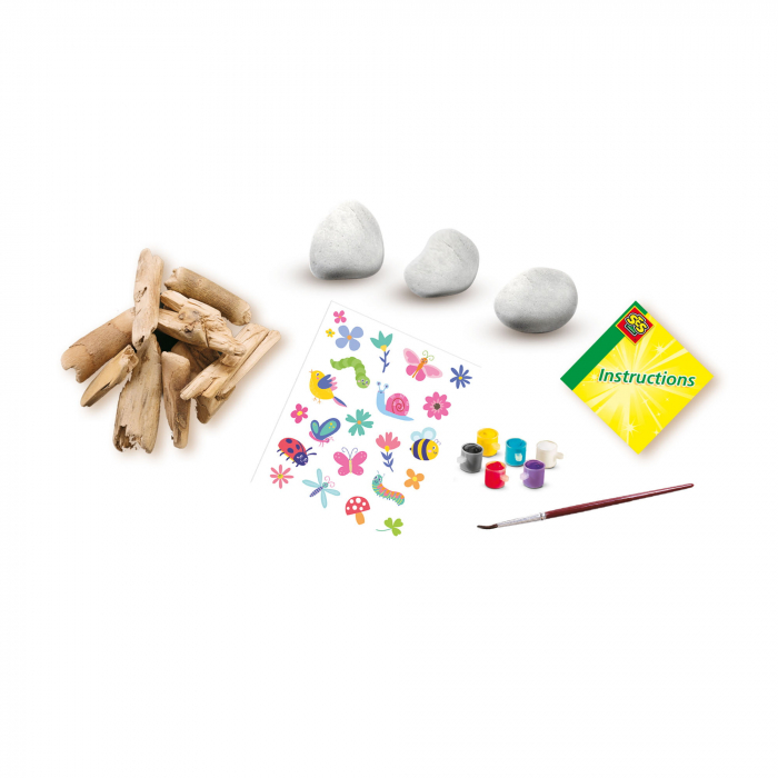 Set creativ - Decoreaza pietre si lemn cu tematica din natura [3]