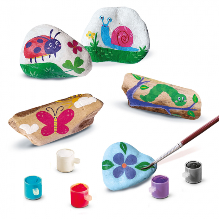 Set creativ - Decoreaza pietre si lemn cu tematica din natura [2]