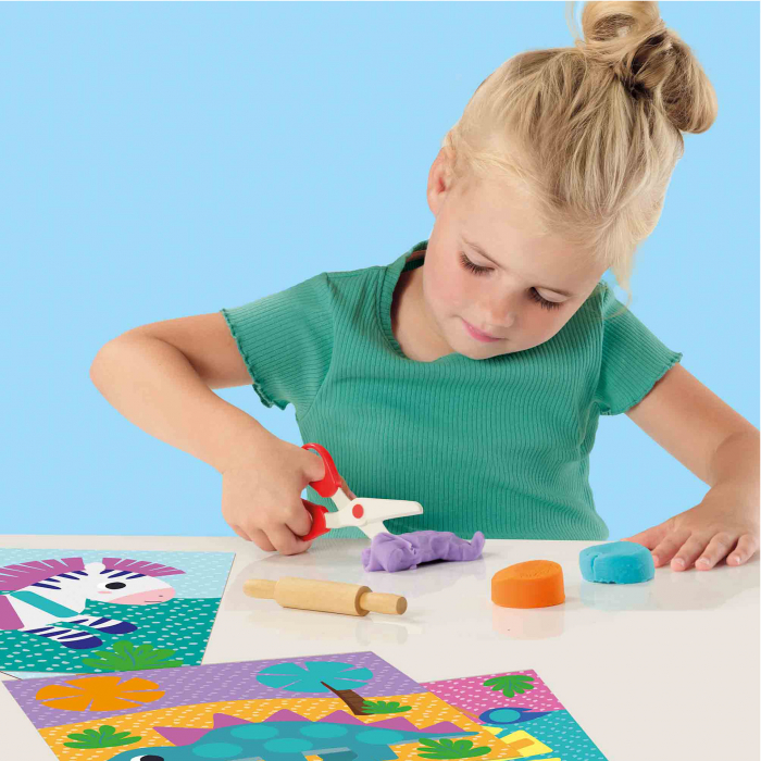 Set creativ - Decupeza si creeaza animale din plastilina [4]