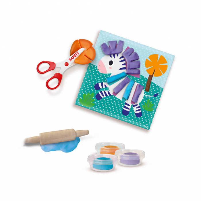 Set creativ - Decupeza si creeaza animale din plastilina [3]