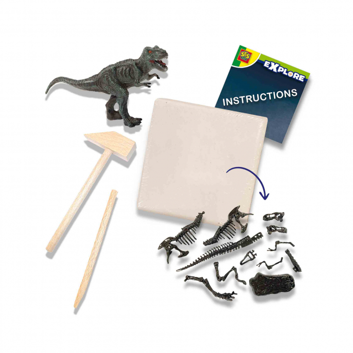 Set creativ Dino si excavarea scheletului 2 in 1 - T-rex [2]