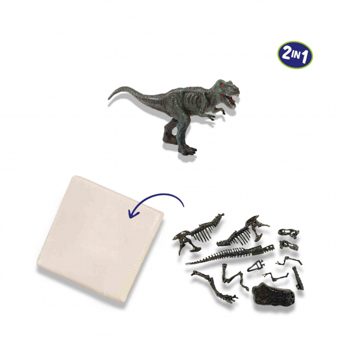 Set creativ Dino si excavarea scheletului 2 in 1 - T-rex [4]