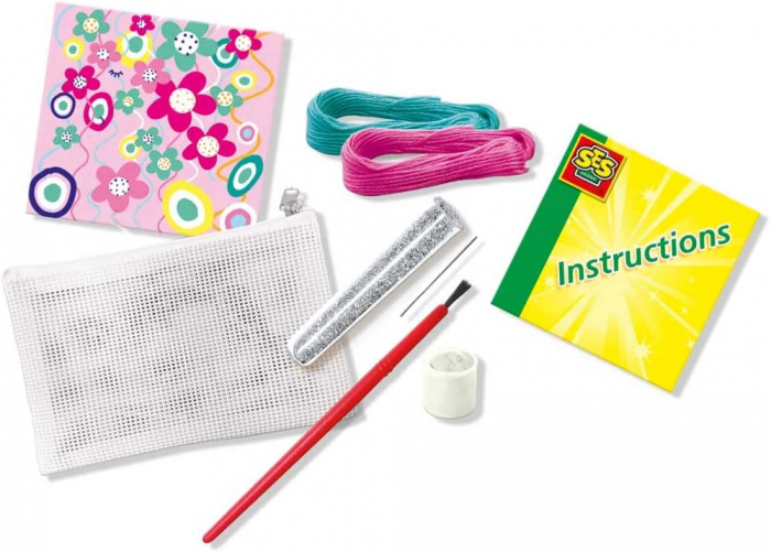 Set creativ DIY copii- Geanta brodata cu unicorn si accesorii [3]