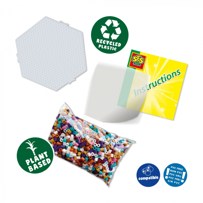 Set creativ Green Beedz – Margele de calcat Animale din padure [7]