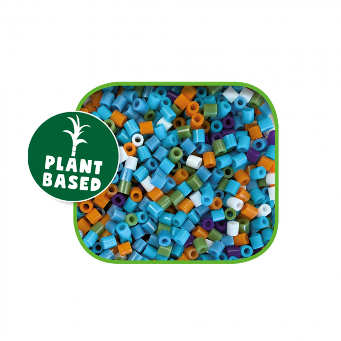 Set creativ Green Beedz – Margele de calcat Triceraptos [7]