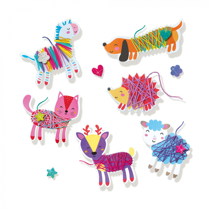 Set creativ - Imbraca animale cu ata [3]