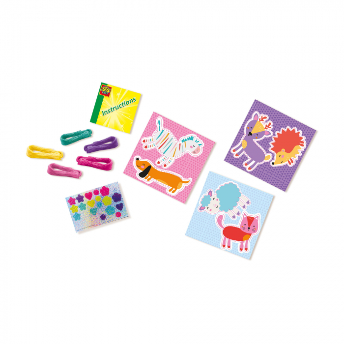 Set creativ - Imbraca animale cu ata [4]
