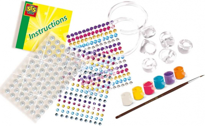 Set creativ - Inele si bratari cu diamante [4]