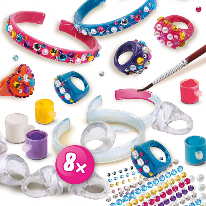 Set creativ - Inele si bratari cu diamante [2]