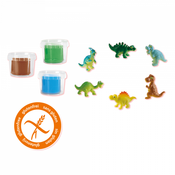 Set creativ pentru copii - Lumea dinozaurilor din plastilina (geanta tematica) [3]