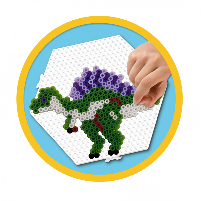 Set creativ - Margele de calcat cu Lumea dinozaurilor pentru copii [4]