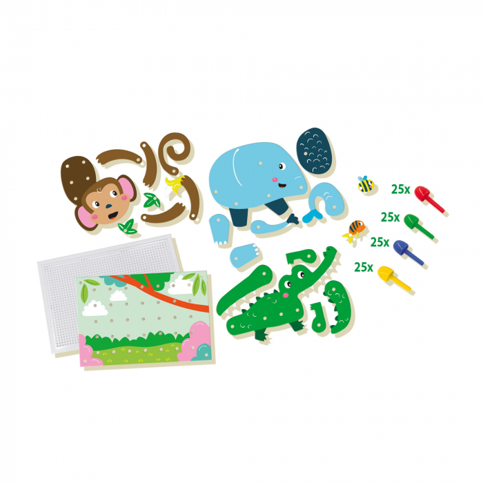 Set creativ mozaic - Puzzle-uri cu animale [4]