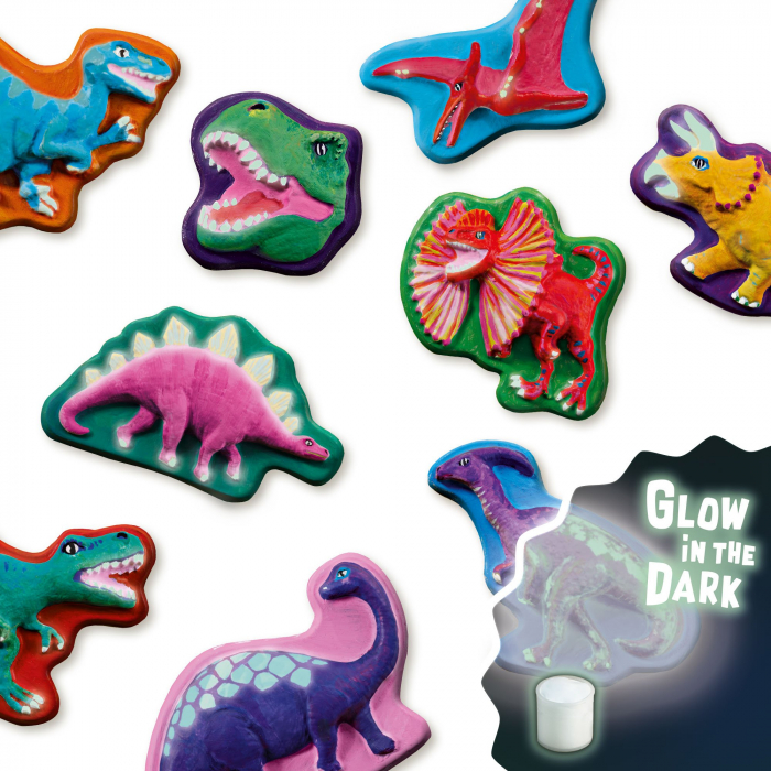 Set de lucru manual pentru copii cu dinozauri fosforescenti [2]